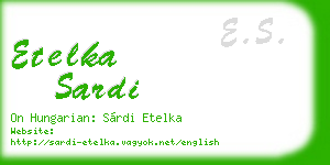 etelka sardi business card